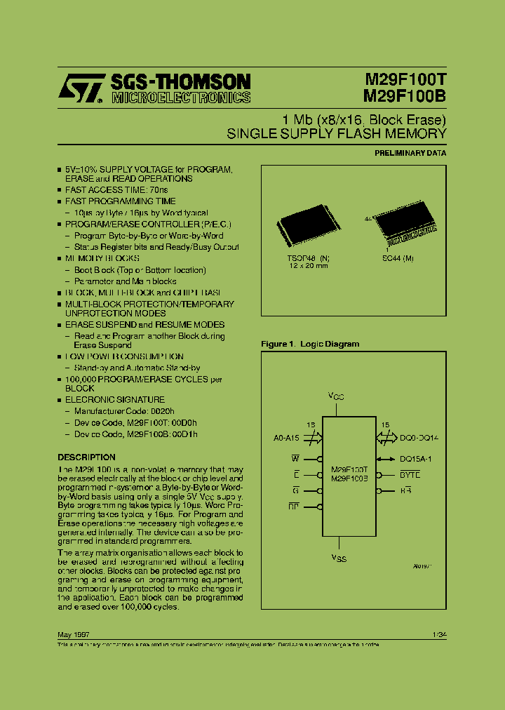M29F100B-150M1_6894110.PDF Datasheet