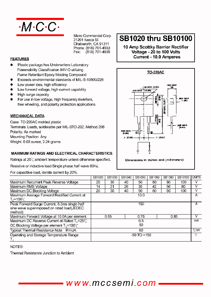 SB1030-BP_6894010.PDF Datasheet