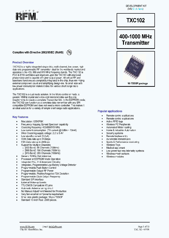 TXC102_6902191.PDF Datasheet