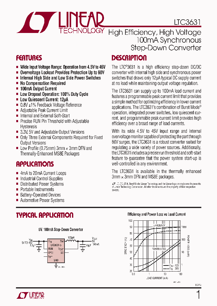 LTC3631IMS8E-33EPBF_6915201.PDF Datasheet