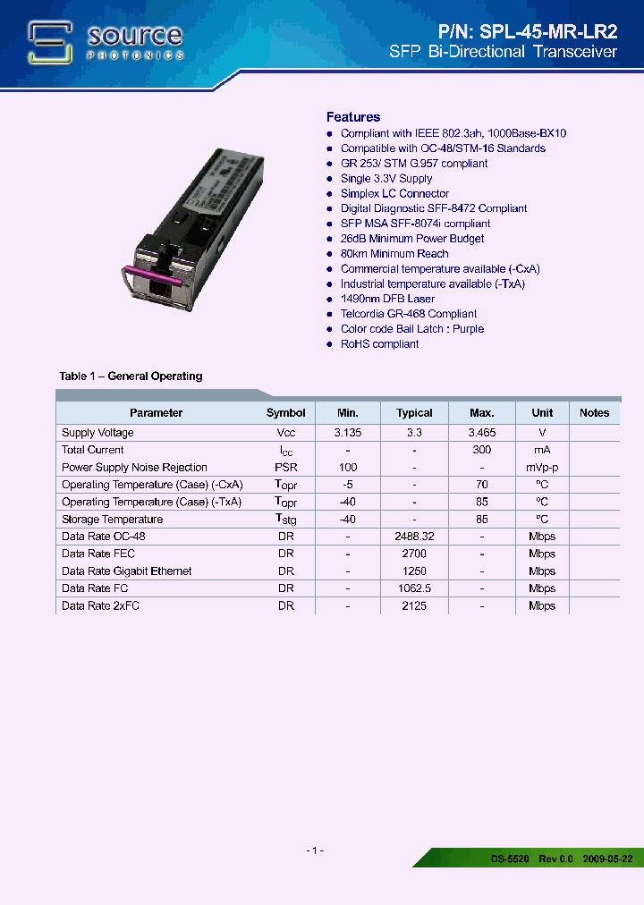 SPL-45-MR-LR2-CDA_6924459.PDF Datasheet