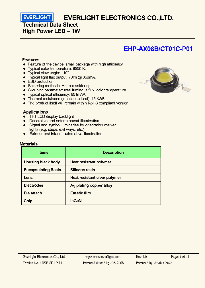 EHP-AX08BCT01C-P01_6930622.PDF Datasheet