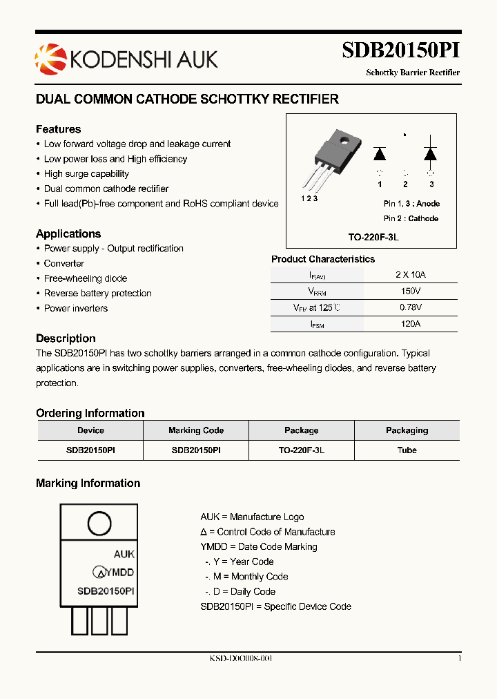 SDB20150PI_6961204.PDF Datasheet