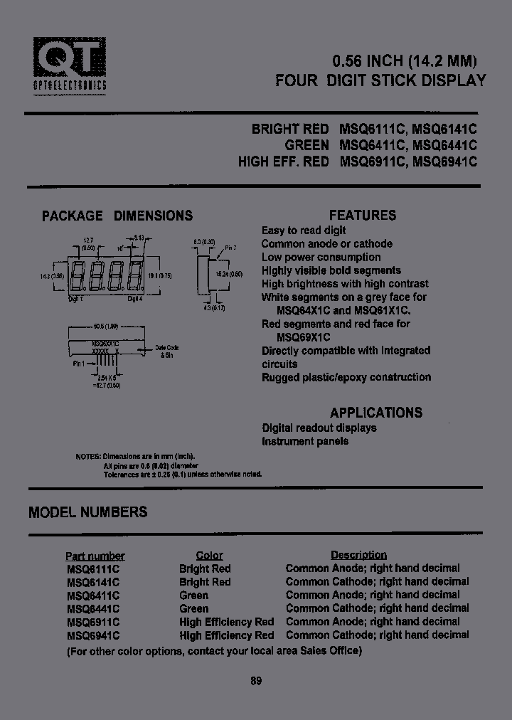 MSQ6111C_6944484.PDF Datasheet