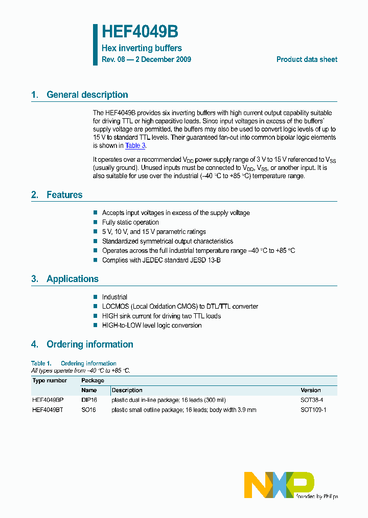 HEF4049BP_6949838.PDF Datasheet