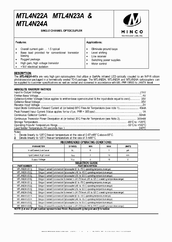 MINCOTECHNOLOGYLABSINC-MTL4N22A003A_6956220.PDF Datasheet
