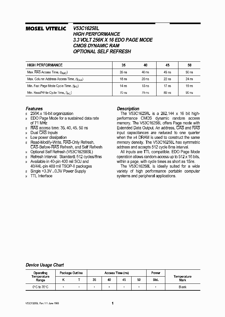 V53C16258L_6964204.PDF Datasheet