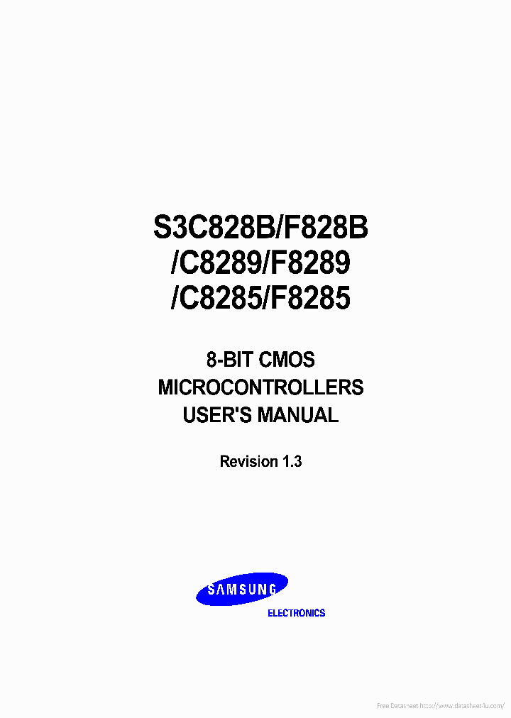 S3F8285_6967686.PDF Datasheet