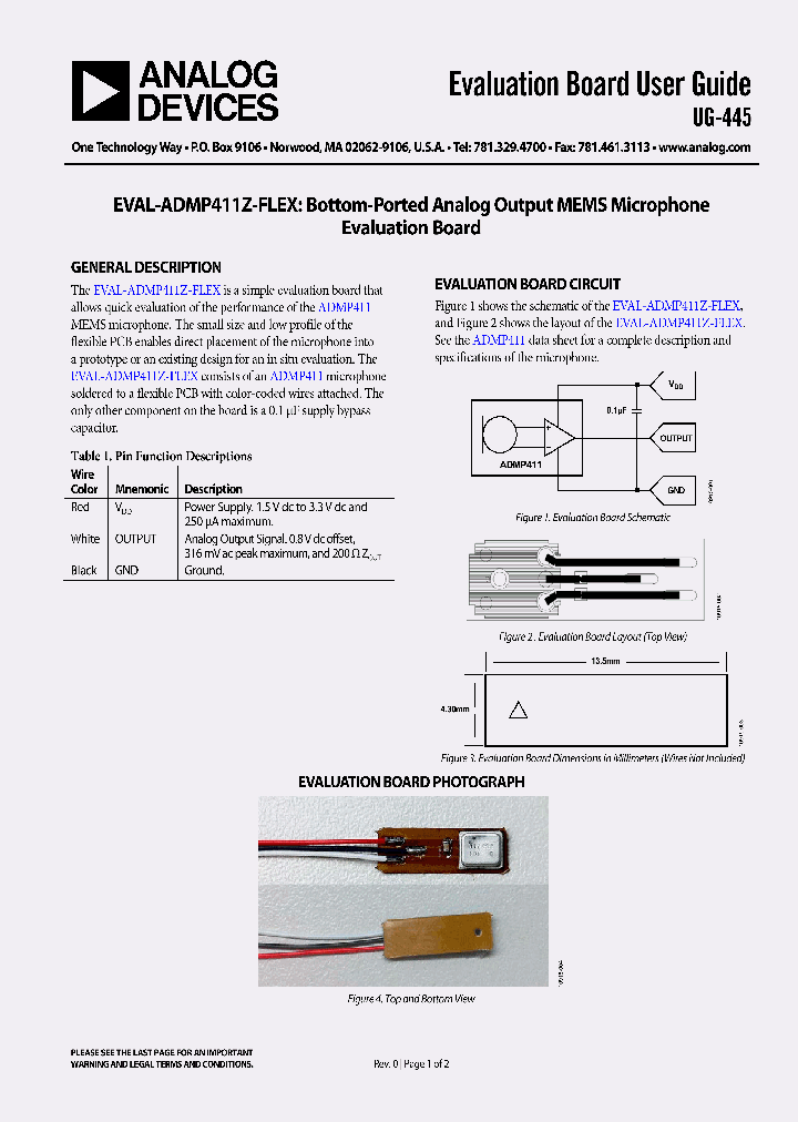 ADMP411_6969490.PDF Datasheet