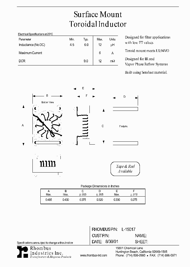 L-15017_6972086.PDF Datasheet