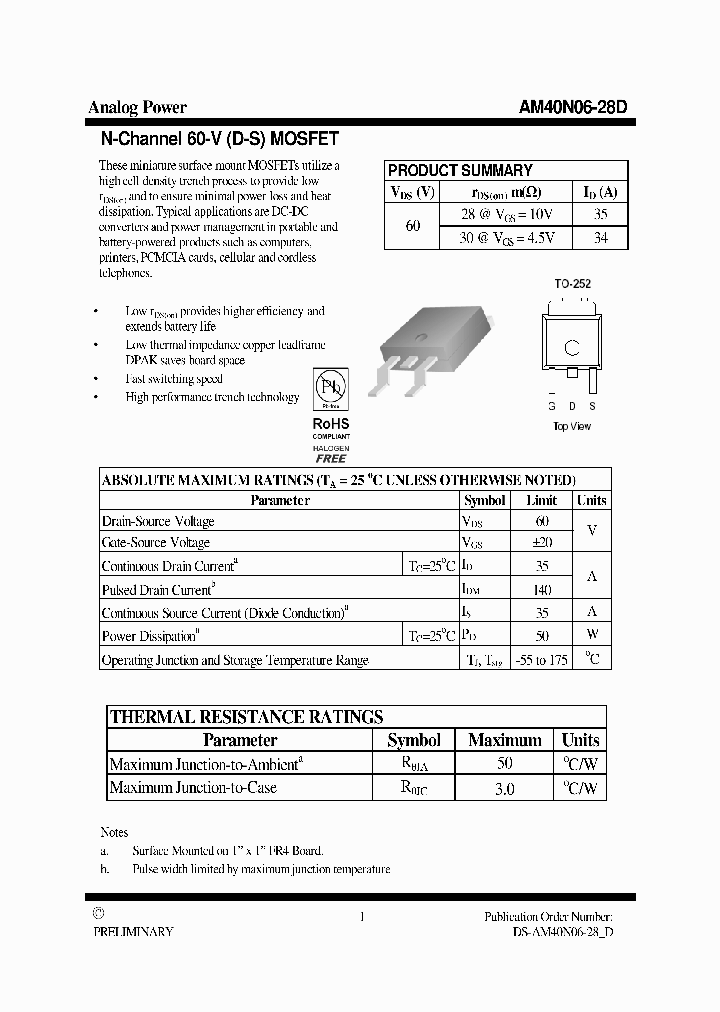 AM40N06-28D_6993246.PDF Datasheet