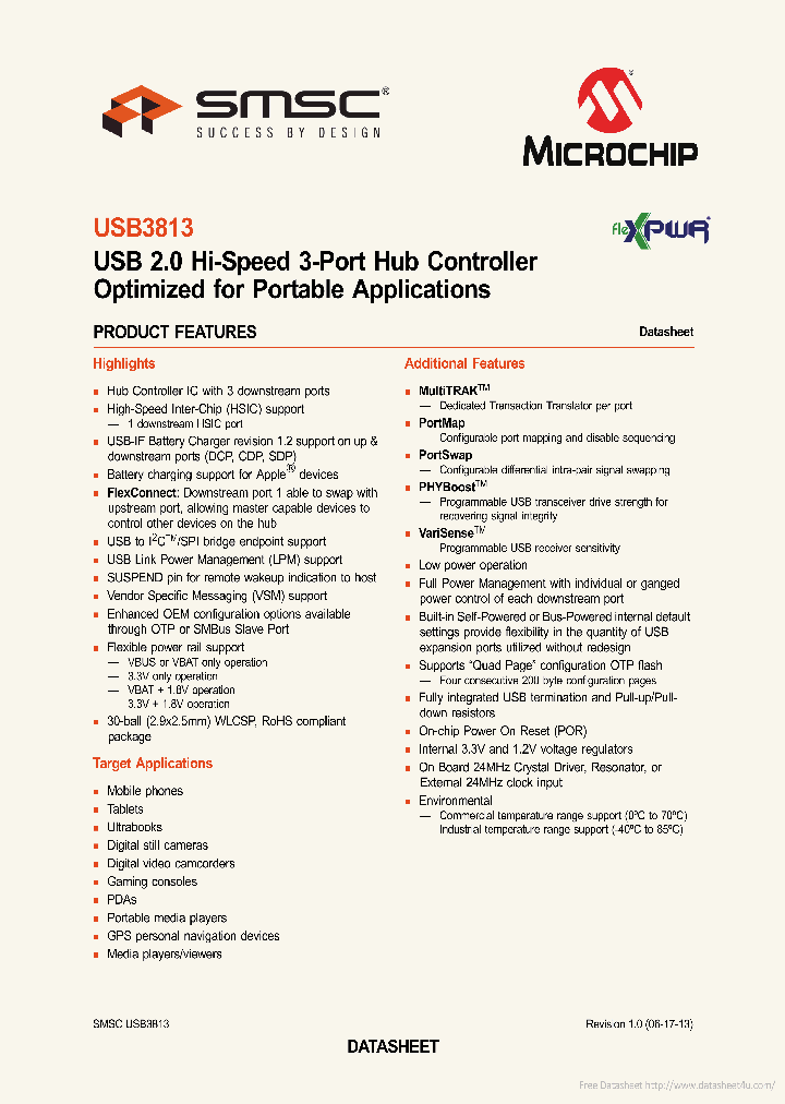 USB3813_6993979.PDF Datasheet
