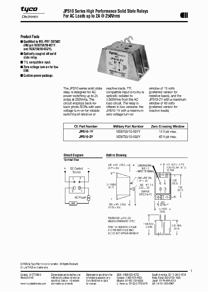 JPS10-2Y_7007909.PDF Datasheet