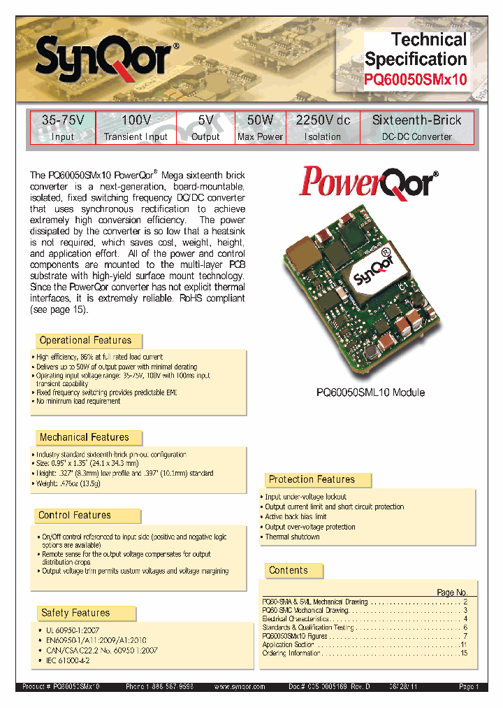 PQ60050SML10NNS_7011320.PDF Datasheet