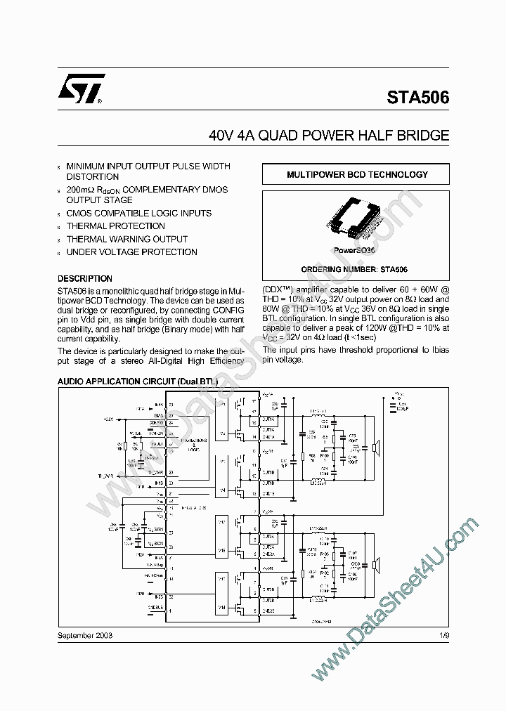STA506_7011925.PDF Datasheet