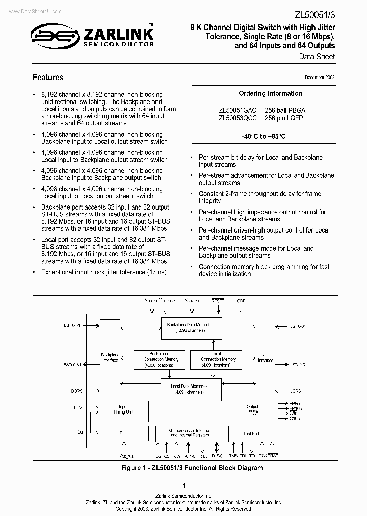 ZL50051_7015422.PDF Datasheet