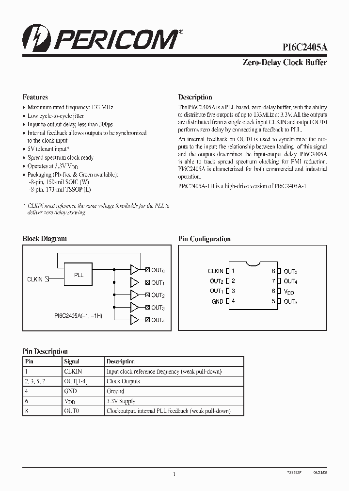 PI6C2405A-1WI_7023677.PDF Datasheet