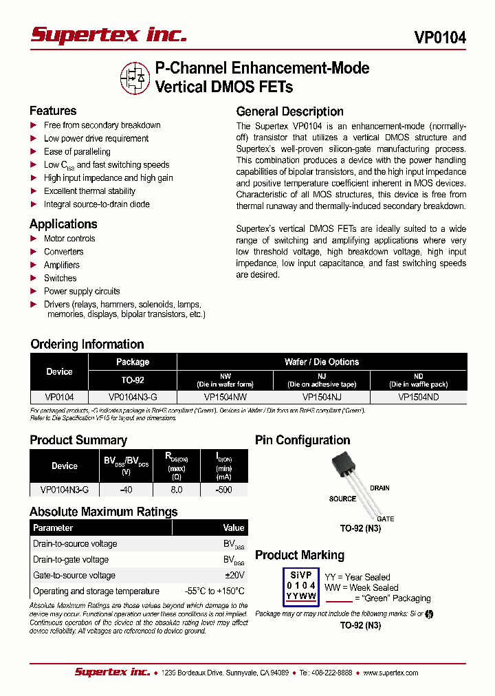 VP0104N3-G_7030591.PDF Datasheet