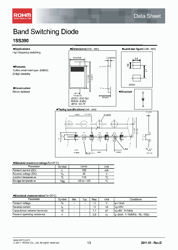 1SS390TE61_7037988.PDF Datasheet