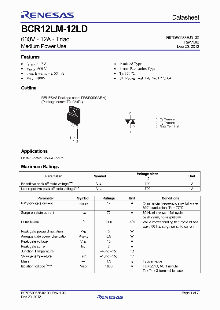 BCR12LM-12LDB00_7075964.PDF Datasheet