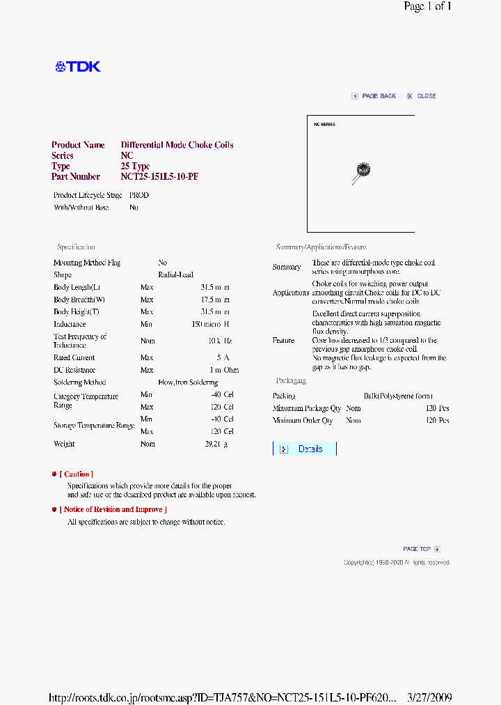 NCT25-151L5-10-PF_7061456.PDF Datasheet
