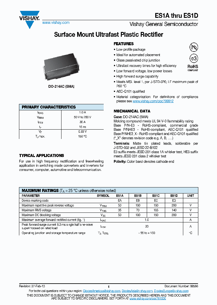 ES1B-E3-61T_7085908.PDF Datasheet