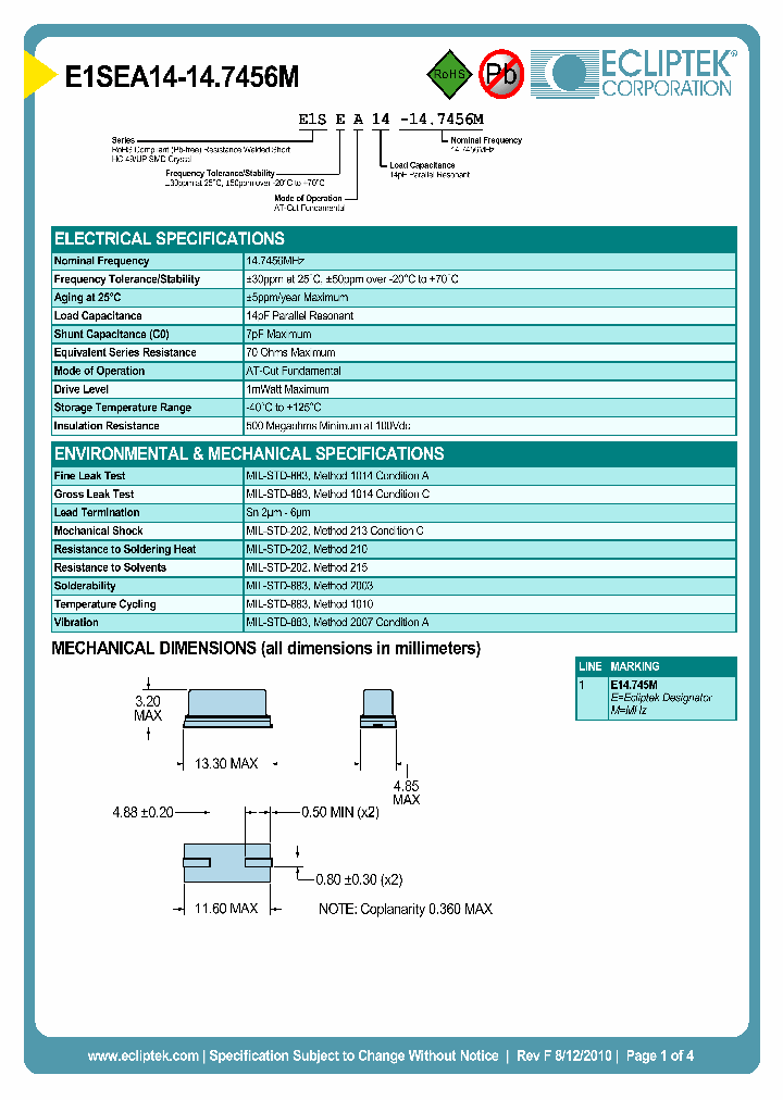 E1SEA14-147456M_7063154.PDF Datasheet