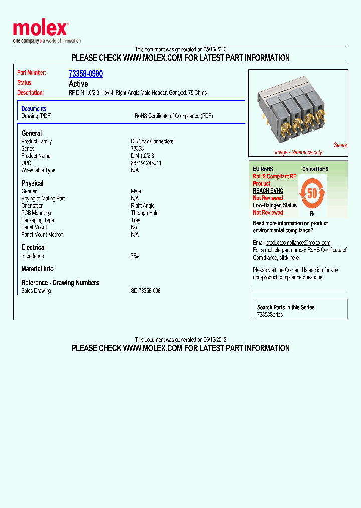 73358-0980_7096709.PDF Datasheet