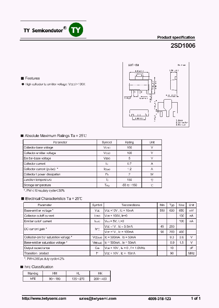 2SD1006_7100399.PDF Datasheet