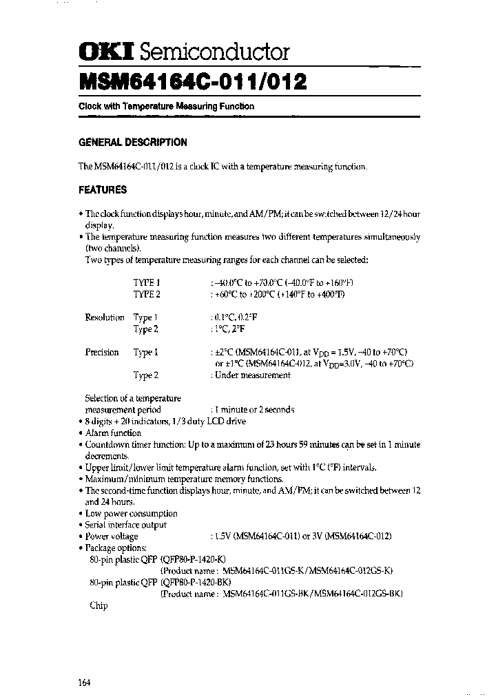 MSM64164C-011GS-BK_7100610.PDF Datasheet