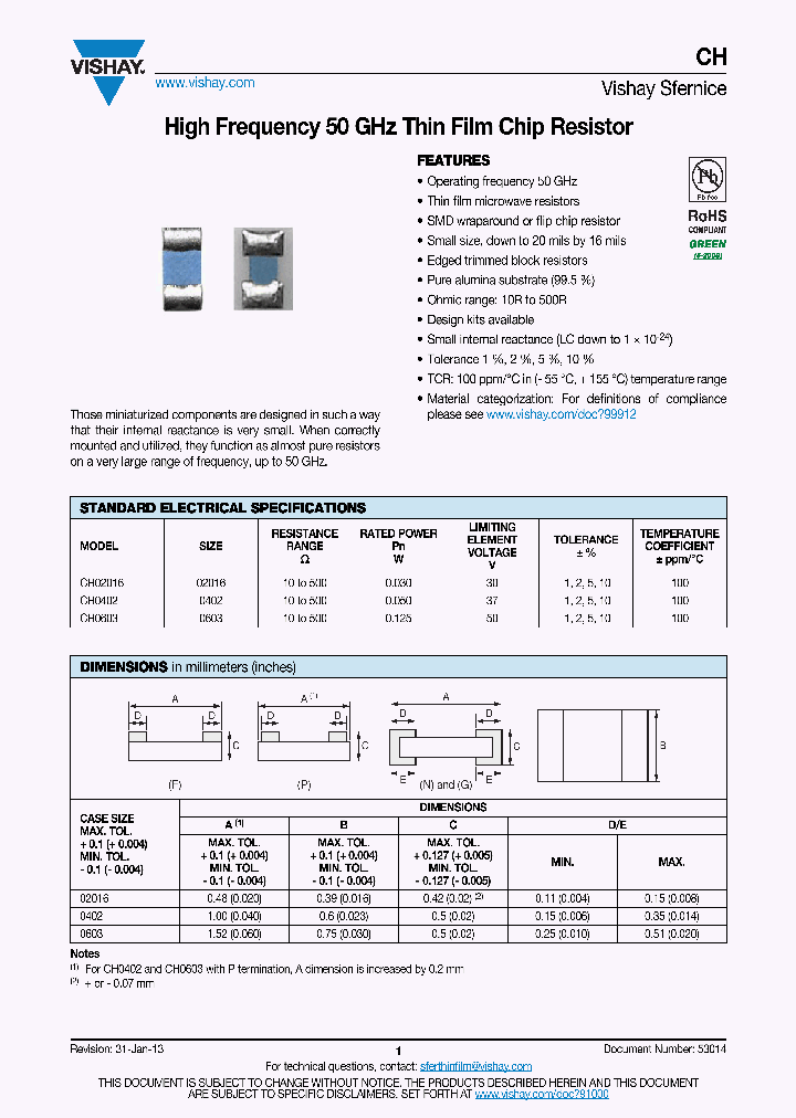 VISHAYSFERNICE-CH0402-226RFNT_7141984.PDF Datasheet