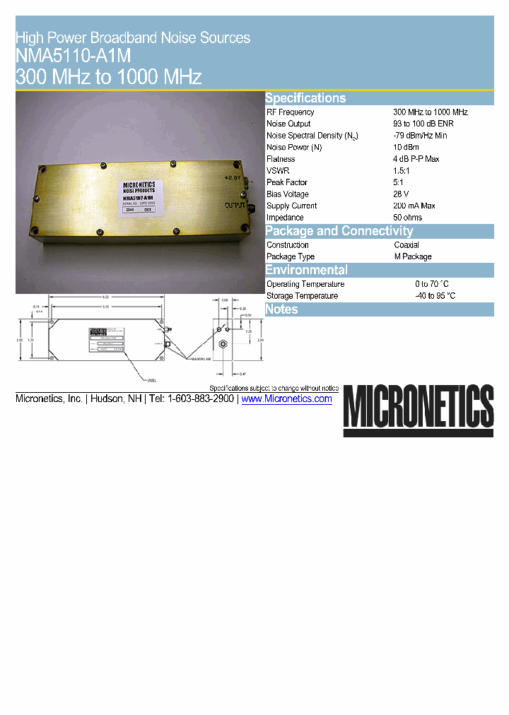 NMA5110-A1M_7150315.PDF Datasheet