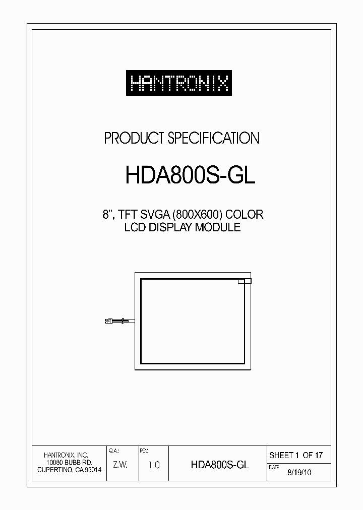 HDA800S-GL_7152023.PDF Datasheet
