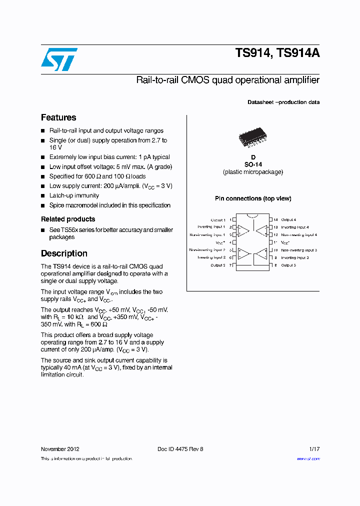 TS914IDT_7165597.PDF Datasheet