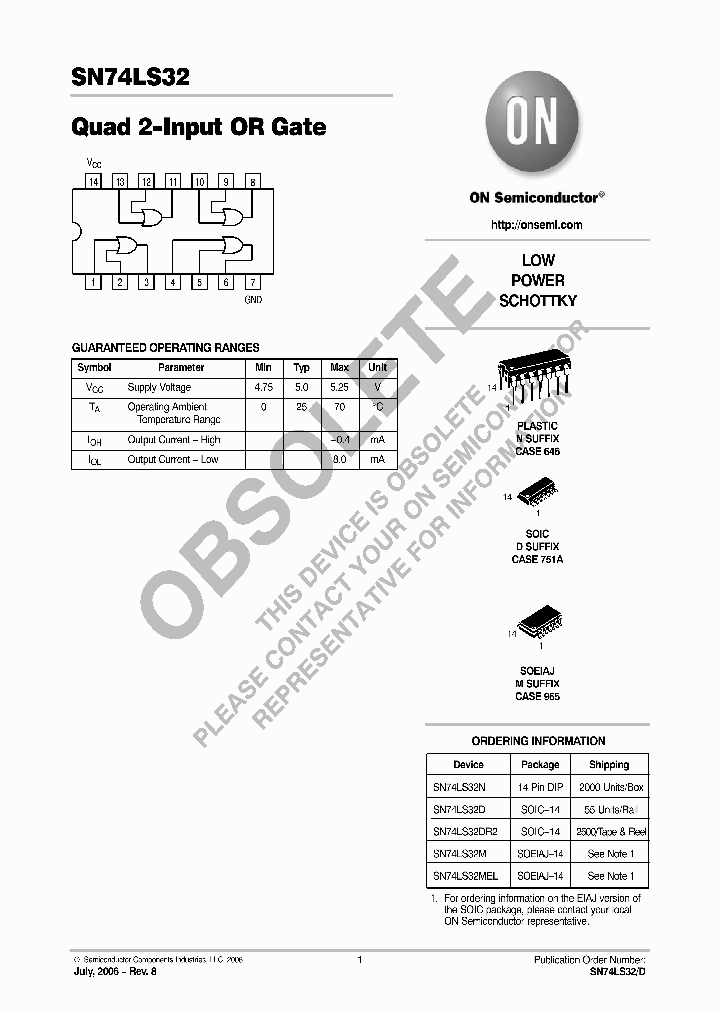 SN74LS32M_7166596.PDF Datasheet