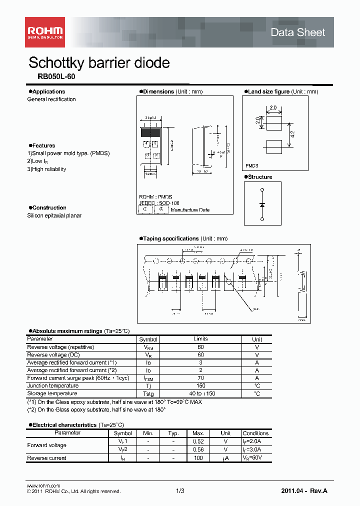 RB050L-60TE25_7178860.PDF Datasheet