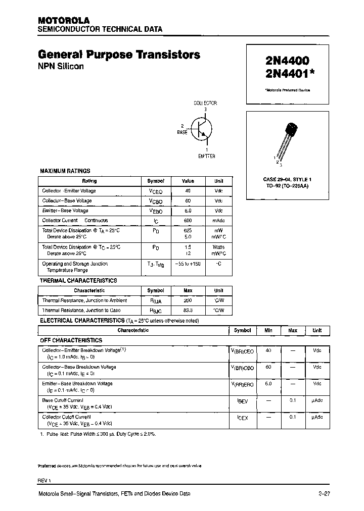 2N4400RLRM_7189691.PDF Datasheet