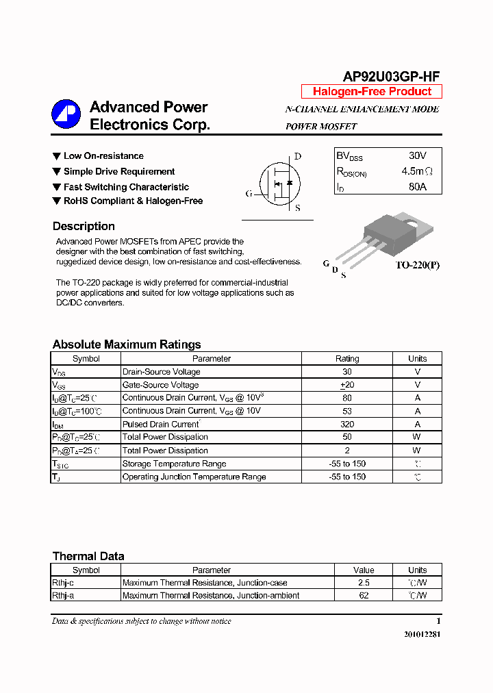 AP92U03GP-HF_7193373.PDF Datasheet