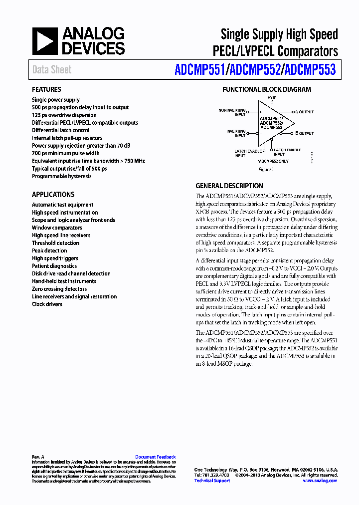 EVAL-ADCMP552BRQZ_7193838.PDF Datasheet