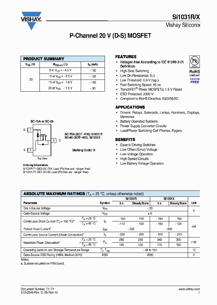 SI1031R-T1-GE3_7210248.PDF Datasheet