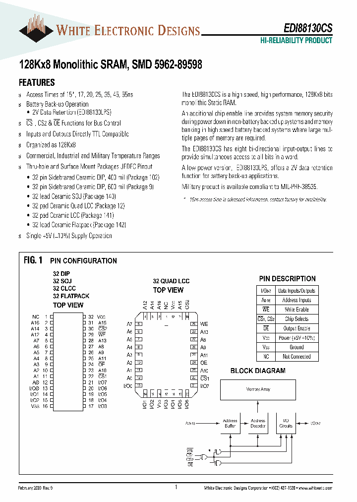 EDI88130CS_7213545.PDF Datasheet