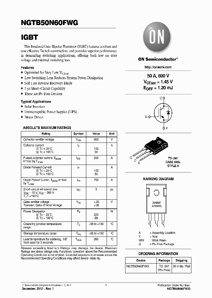 NGTB50N60FWG_7217351.PDF Datasheet