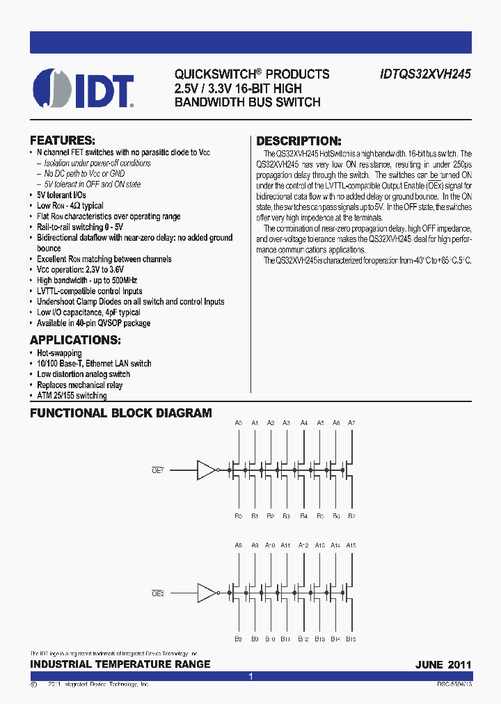 IDTQS32XVH245Q2G8_7219775.PDF Datasheet