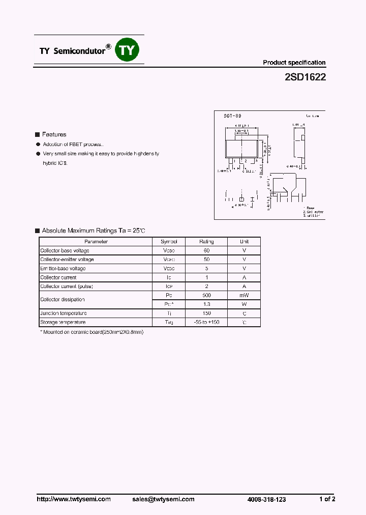 2SD1622_7221396.PDF Datasheet