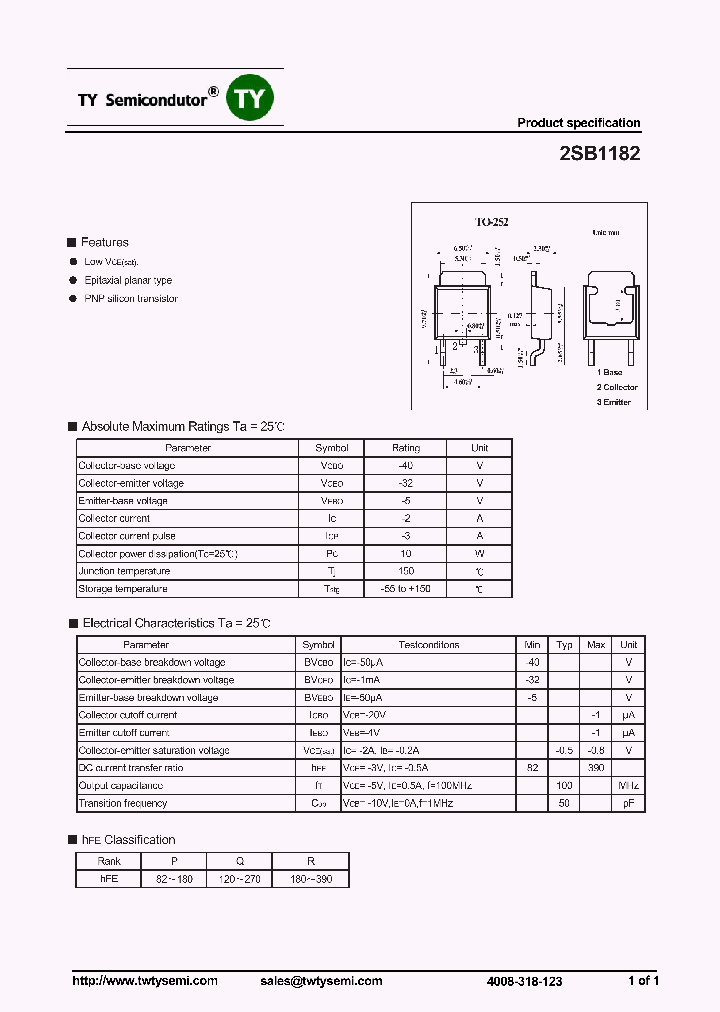 2SB1182_7225015.PDF Datasheet