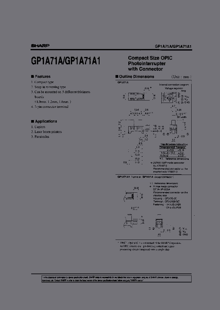 GP1A71A1_7229267.PDF Datasheet