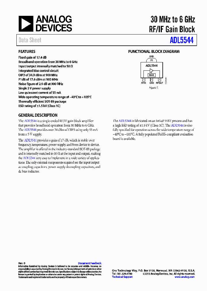 ADL5544ARKZ-R7_7229692.PDF Datasheet