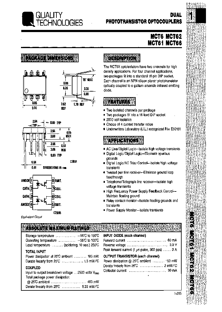 QUALITYTECHNOLOGIESCORP-MCT6-100_7231921.PDF Datasheet