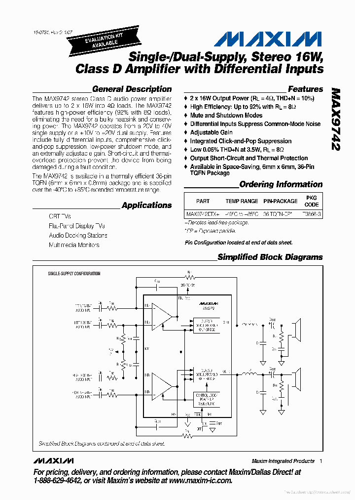 MAX9742_7235969.PDF Datasheet