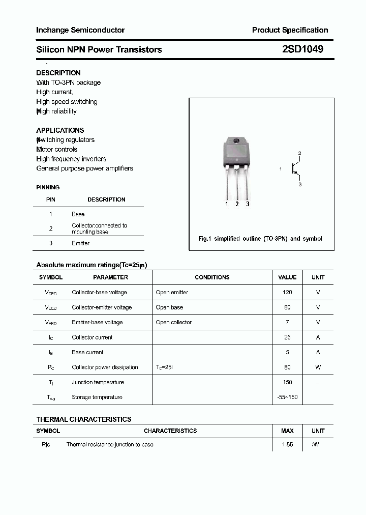 2SD1049_7237577.PDF Datasheet